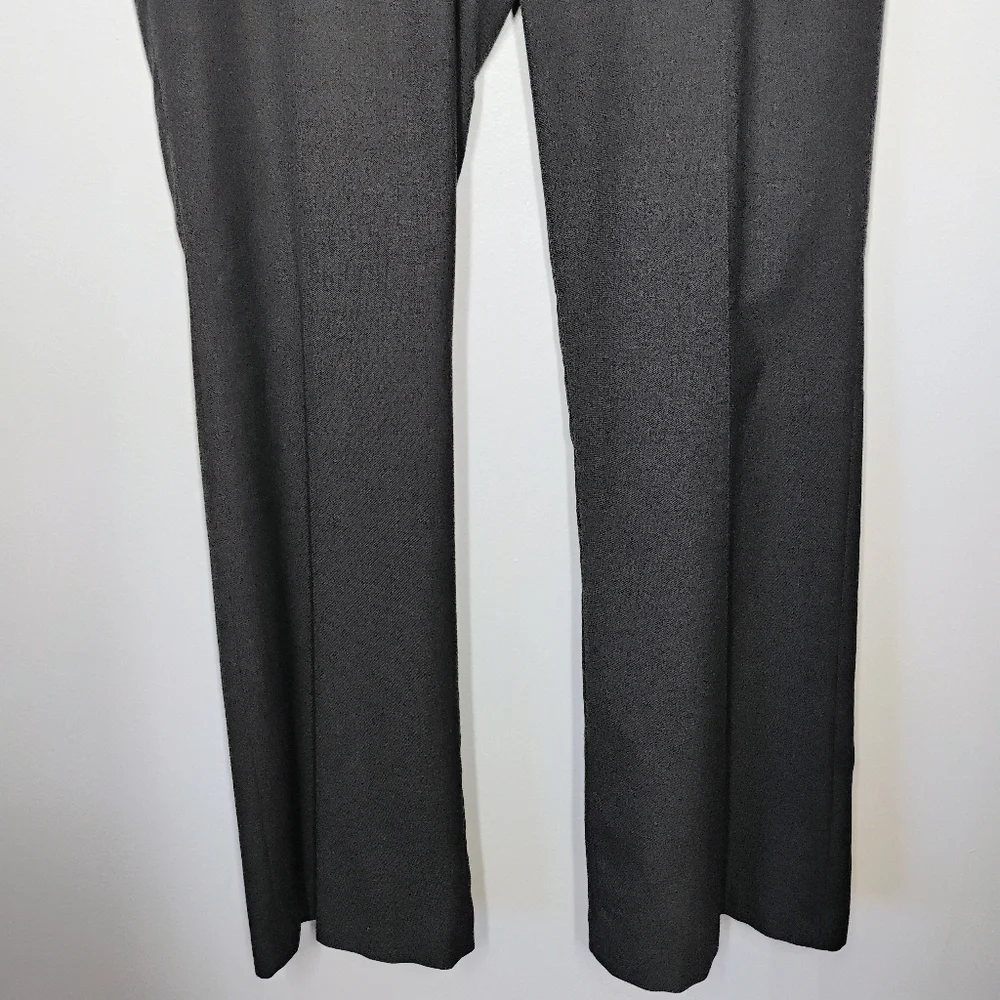 Banana Republic Ryan Fit Wide‎ Leg Trousers Gray Womens 14 Long Wool Business